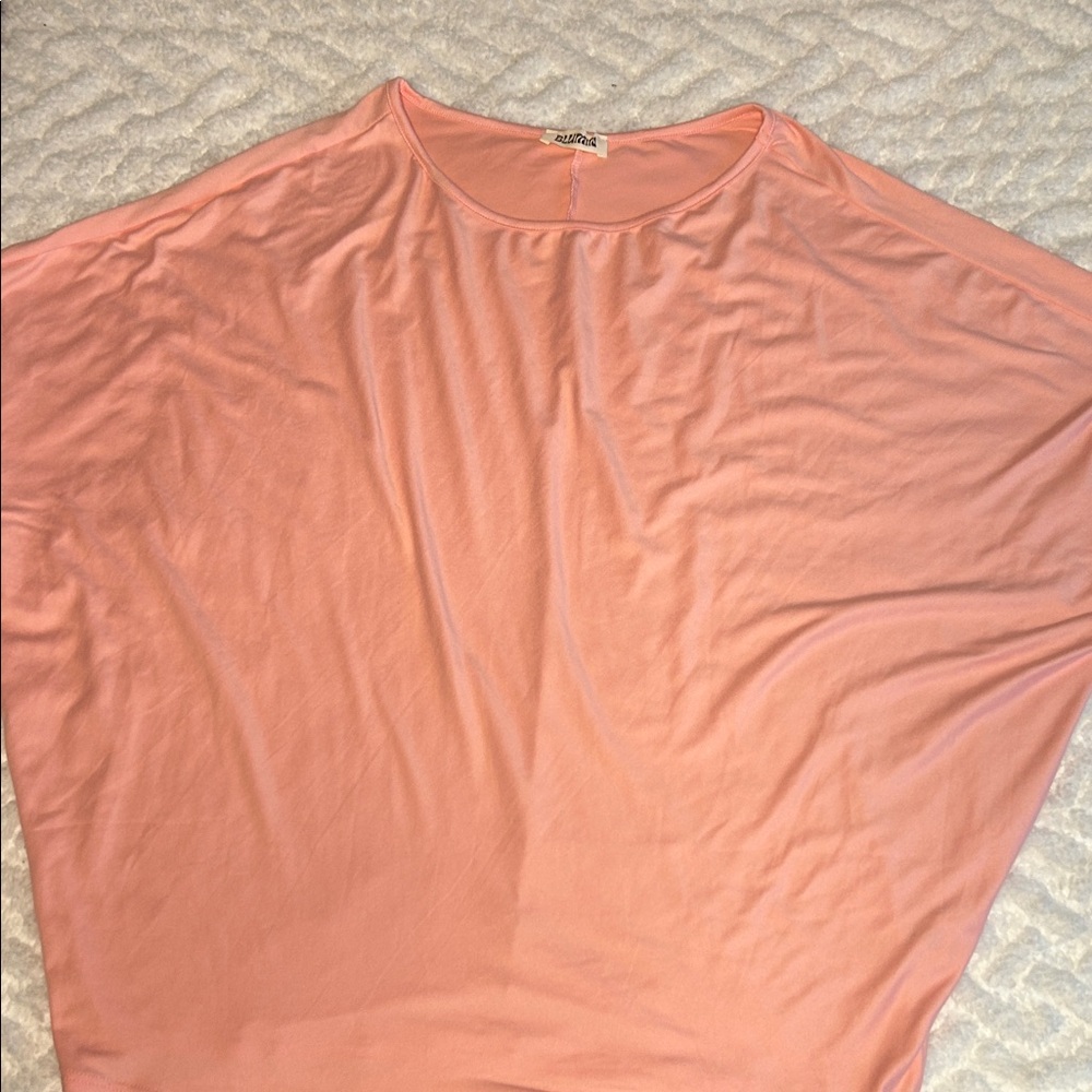 Blumarine Soft Coral Tunic Top